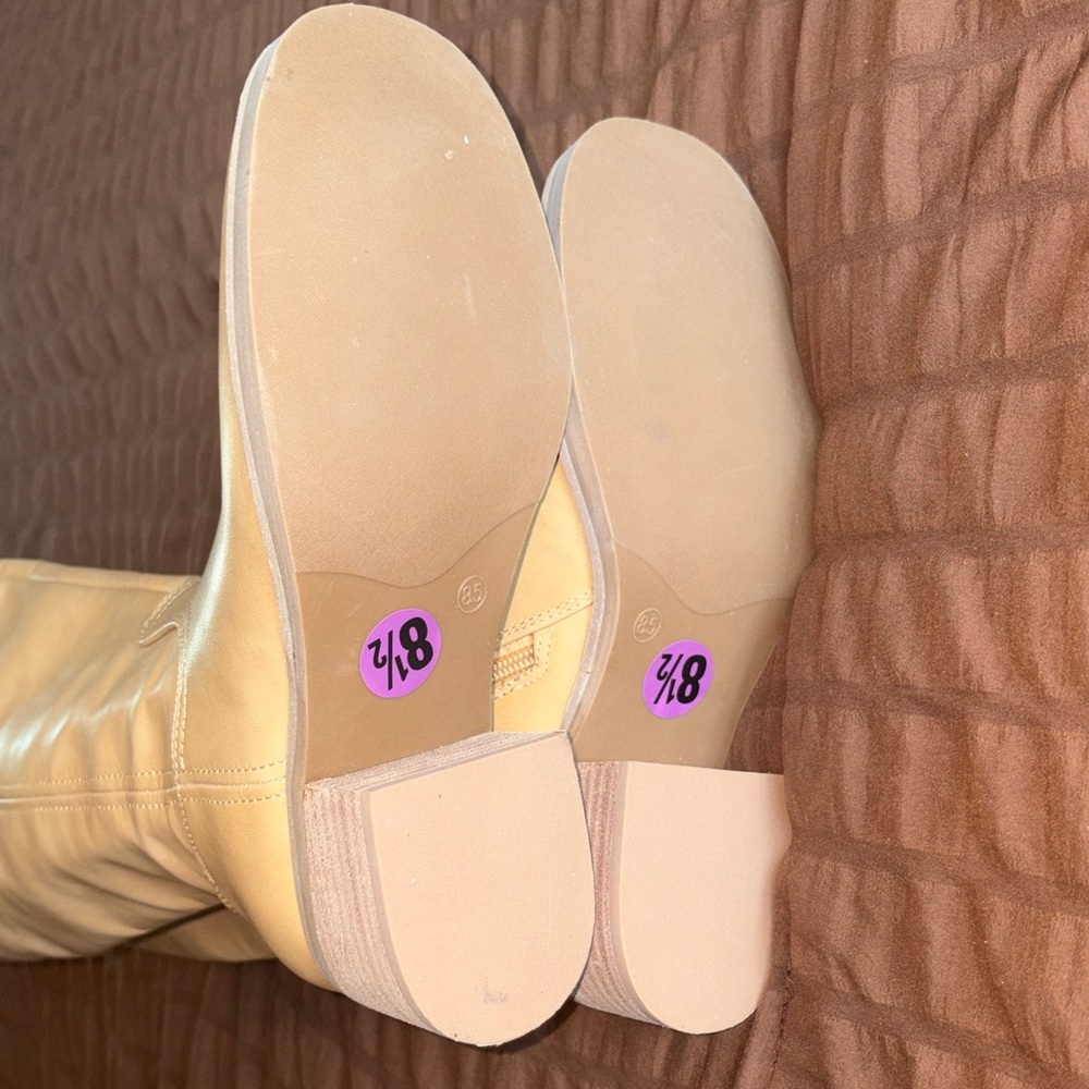 Tan Heeled Boots - Picture 3 of 3